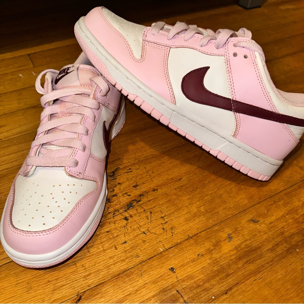 Nike Dunk Low Pink Foam Red White (GS)